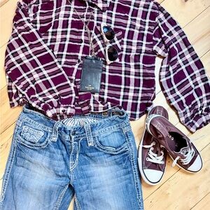 Rock Revival Alanis Cropped Jeans Size 29 | 27” Inseam